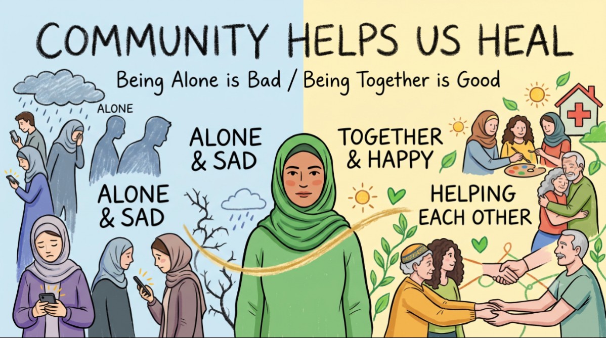 The Role of Community in Healing How the people around a woman with cancer can either deepen her isolation or transform her recovery